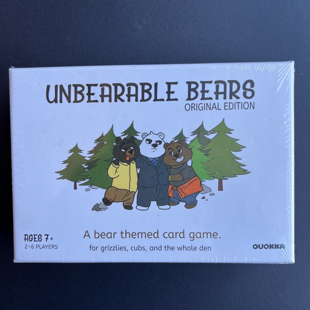 Unbearable Bears Party Pack Fun Family Game for Ages 7+ A Bear Themed Game
